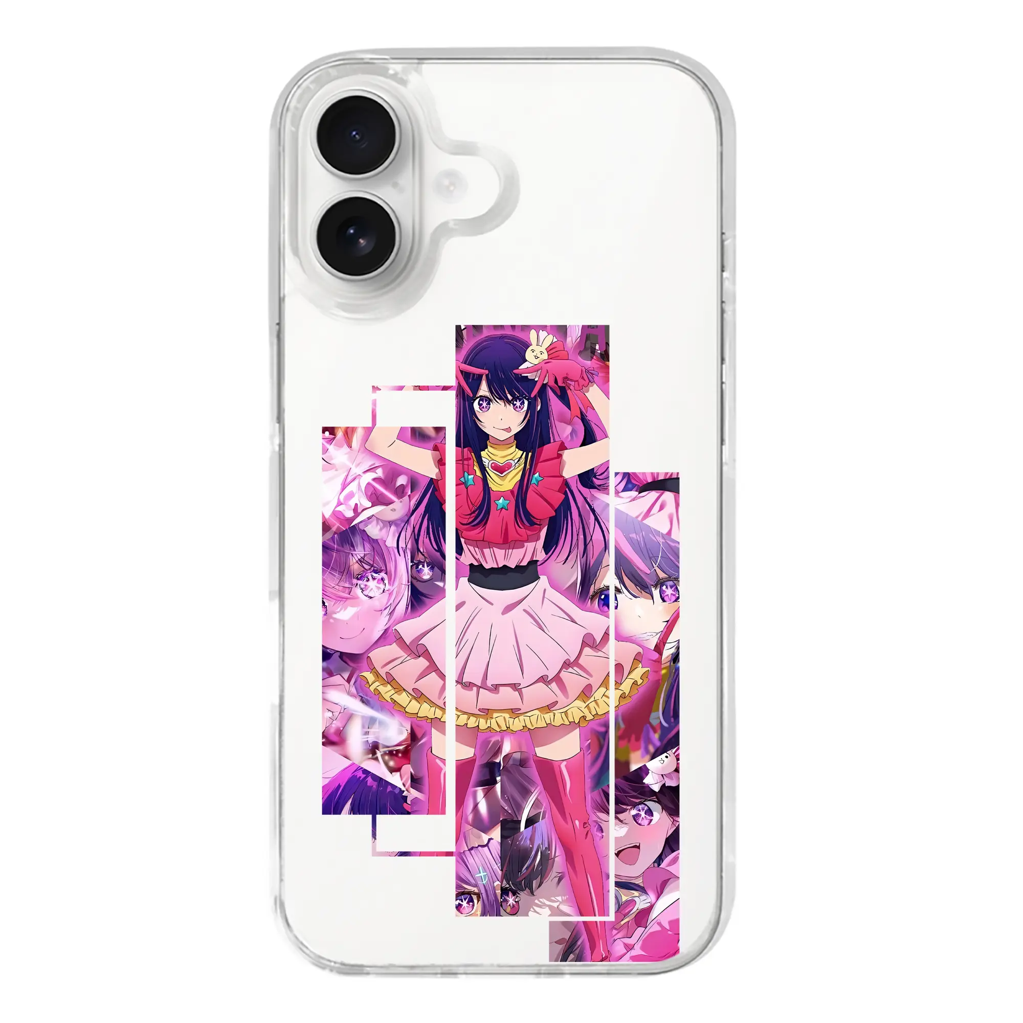 推しの子 グッズ,星野アイ - iPhone 17シリーズ 透明スマホケース – 薄型・耐衝撃・精密フィット保護カバー